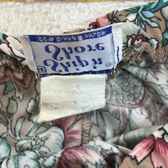 Vintage 60s 70s Ship n' Shore floral print Vest and skirt suit, 14 - Picture 12 of 12